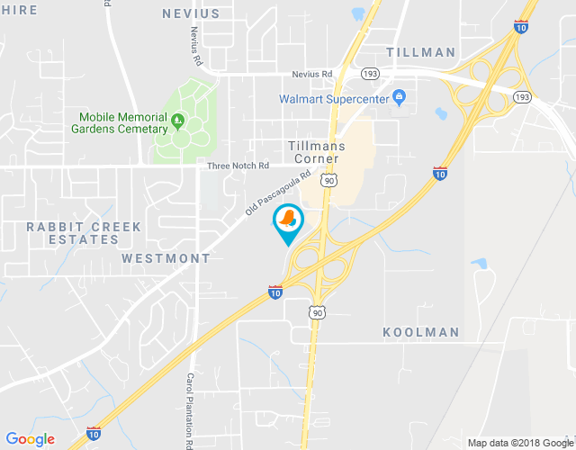 Get Directions to InTown Suites Extended Stay Mobile AL – Tillmans Corner